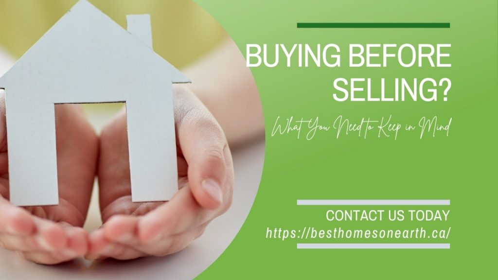Buying Before Selling